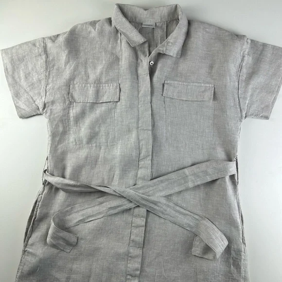 MILOOK Women’s Tina Dress  Size M 100% Linen. - Picture 12 of 17